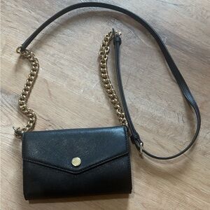 MK Michael Kors Jet Set Travel Small Envelope Shoulder Crossbody Wallet Purse